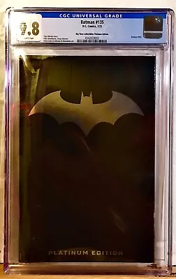 Buy Batman #135/900 Big Time Collectibles Black Platinum Foil Variant CGC 9.8 NM+/M • 99.94£