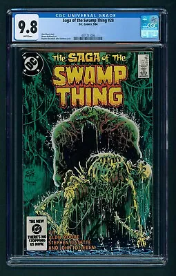 Buy Saga Of The Swamp Thing #28 (1984, DC) CGC 9.8 White! Alan Moore Story! • 143.11£