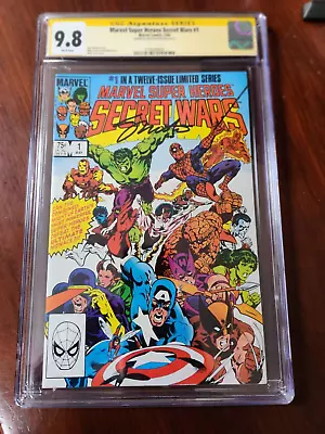 Buy Secret Wars #1 CGC 9.8 SS 9. 8 Signed By Jim Shooter Marvel Movie Coming • 315.31£