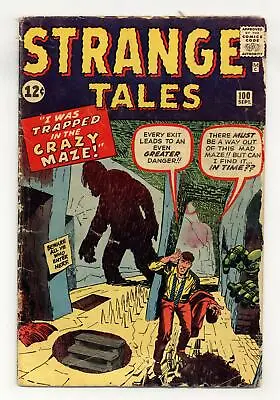 Buy Strange Tales #100 GD- 1.8 1962 • 64.77£
