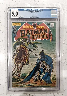 Buy Detective Comics 412 CGC 5.0 DC Comics 1971 Batman & Batgirl Neal Adams Cover • 51.36£