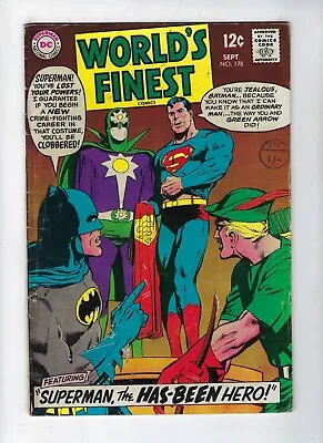 Buy World's Finest # 178 DC Comics - Silver Age Neal Adams Cover Sept 1968 • 4.95£