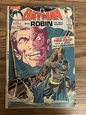 Buy Batman #234 GD KEY 1st App. Of Silver Age Two-Face. Adams Cover (DC Comics 1971) • 165.56£