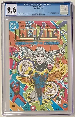 Buy Infinity Inc 14 CGC 9.6 WP 1st Todd McFarlane Published Cover - DC Comics 1985 • 116.86£