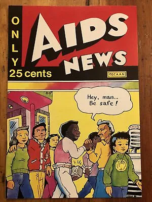 Buy Aids News 1988 People Of Color Against Aids Network By Leonard Rifas (EduComics) • 15.80£