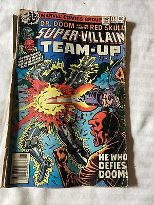 Buy Super-Villain Team-Up #15 W/ Red Skull And Dr. Doom - Nov 1978 • 5.21£