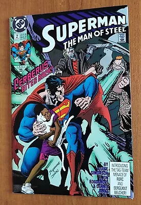 Buy Superman The Man Of Steel #2 - DC Comics 1st Print • 6.99£