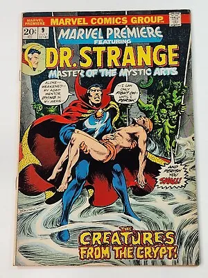 Buy Marvel Premiere 9 Doctor Strange Bronze Age 1973 • 12.06£