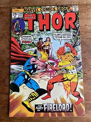 Buy The Mighty Thor #246 Marvel Comics 1976 Fury Of The Firelord Combined Shipping M • 8.03£