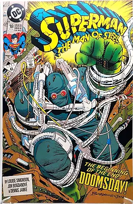Buy Superman The Man Of Steel #18 (1992) 1st Full App Doomsday 1st Print, WP NM/Mint • 150.12£