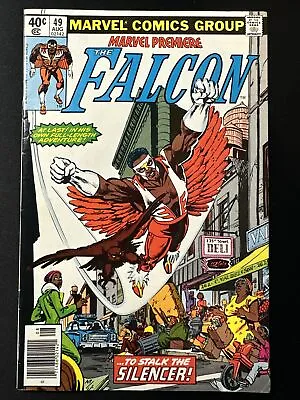 Buy MARVEL PREMIERE #49 Solo Falcon Story  1979 Bronze Age Marvel Fine *A2 • 7.90£