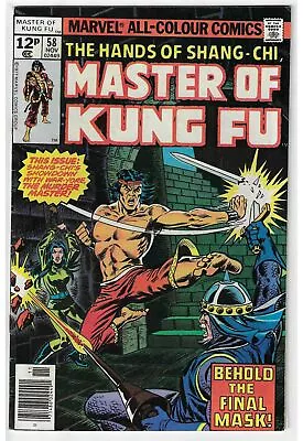 Buy Shang-Chi Master Of Kung Fu #58 (1977) • 4.19£