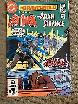 Buy BRAVE AND THE BOLD # 190 - F+VF BATMAN & ADAM STRANGE DC Comics • 4.37£