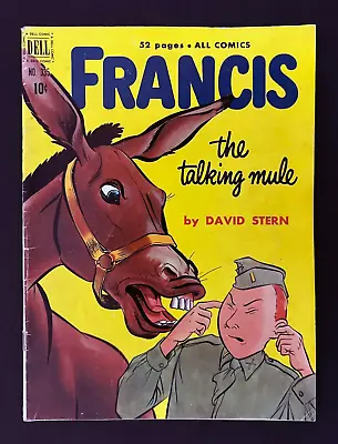 Buy FRANCIS THE FAMOUS TALKING MULE #1 1951 Nice Copy! Dell Four Color #335 1951 • 85.38£