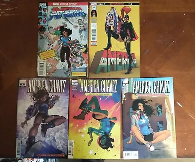 Buy America Chavez Made In The USA #1 #4 And #5 & America #3 & #8. NM Condition  • 11.98£