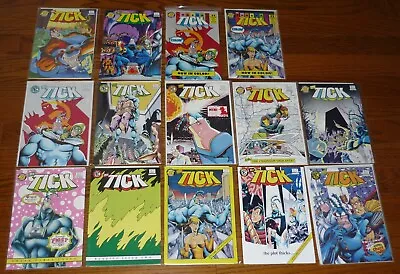 Buy The Tick Comics # 1-12, Chroma 3, 6, Ben Edlund, New England Comics, 1980s-90s • 38.68£