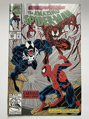 Buy Amazing Spider-man #362 2nd Print Silver Cover  2nd Appearance Carnage 1992 🔑 • 20.09£