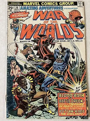 Buy Amazing Adventures #26 Marvel Comics Bronze Age Killraven War Of The Worlds • 3.39£