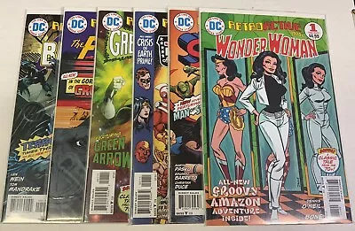 Buy DC Retroactive #1 Batman, Superman, Wonder Woman, JLA, Flash, Green Lantern Set • 80.24£