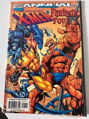 Buy Uncanny X-Men & Fantastic Four Annual 1 Marvel Comics 1998 • 1.50£