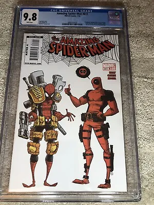 Buy Amazing Spider Man 611 CGC 9.8 Skottie Young Iconic Deadpool Cover 1/10 • 136.53£