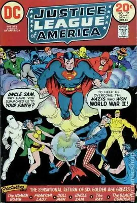 Buy Justice League Of America #107 GD/VG 3.0 1973 Stock Image Low Grade • 9.19£