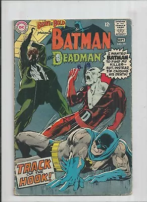 Buy Brave And The Bold #79 Batman And Deadman Neal Adams Cover & Art 1968 Very Good • 15.86£