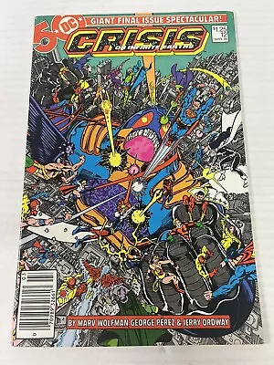 Buy DC Comics Crisis On Infinite Earths Issue 12 Giant FINAL ISSUE Spectacular Comic • 6.32£