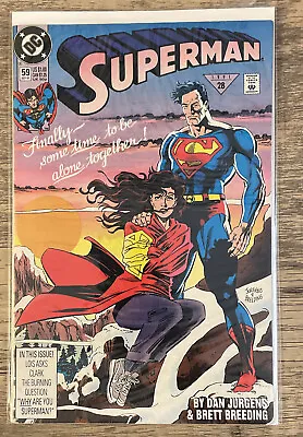 Buy Superman 59  Superman's Fiancee Lois Lane!  VF/NM 1991 DC Comic.    C03 • 1.97£