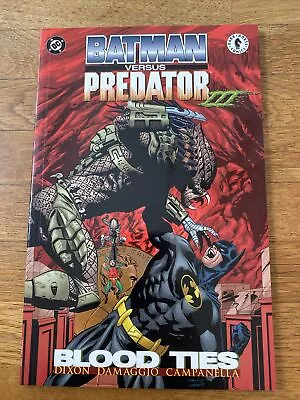 Buy Batman Versus Predator 3 Blood Ties Graphic Novel 1998 1st Edition Print RARE • 22£