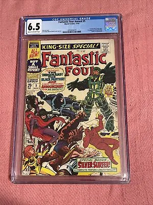 Buy Fantastic Four Annual #5 CGC 6.5, 1st Solo S.S. Story, 1st App. Psycho-Man! • 78.87£