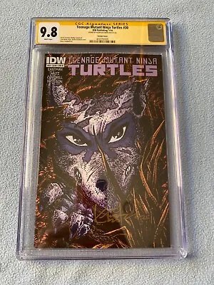 Buy Teenage Mutant Ninja Turtles #30 Cvr B (Jan 2014, IDW) CGC 9.8 Signed Eastman • 158.89£