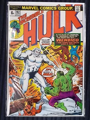 Buy The Incredible Hulk #162 (1973) 1st App Of The Wendigo, Great 🔑🔥🔥 Excellent • 45£