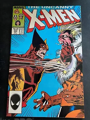 Buy Uncanny X-Men #222 Wolverine Vs Sabertooth! Marc Silvestri Art!! (MARVEL 1987) • 20.11£