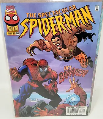 Buy Spectacular Spider-man #244 Kraven  (aloysha) Appearance *1997* 9.0 • 15.77£