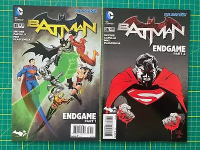 Buy 2 X DC Comics Batman Comics New 52 #35 And #36 Endgame Part 1 & 2 Snyder Capullo • 9.99£
