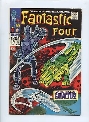 Buy Fantastic Four #74 1968 (FN 6.0)(Cover Detached Top Staple) • 53.08£