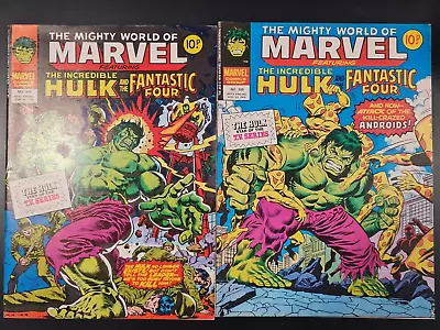 Buy The Mighty World Of Marvel Starring Hulk #307 & #308 Marvel Uk 1978 • 0.99£