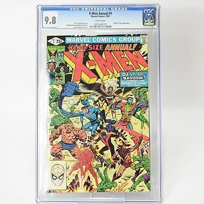 Buy Uncanny X-Men Annual #5 - CGC 9.8 1981 • 279.95£