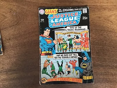 Buy DC Comics Justice League Of America Giant 1960-1987 Issue 76 1969– • 10.99£