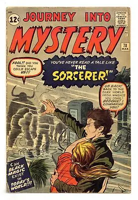 Buy Journey Into Mystery #78 GD+ 2.5 1962 • 71.78£