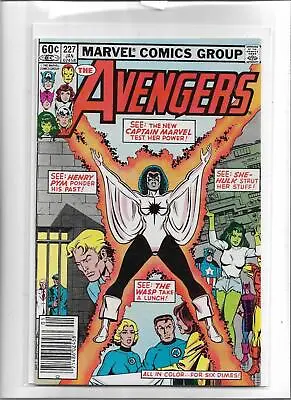 Buy Avengers #227 1983 Near Mint- 9.2 3389 Captain Marvel She-hulk Wasp • 19.17£
