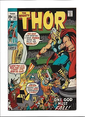 Buy Thor #181 (Oct. 1970, Marvel) VF (8.0) Neal Adams Art/Thor Vs. Loki !!!!!!!!!!!! • 22.24£