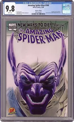 Buy Amazing Spider-Man #568 Ross DF Negative Variant CGC 9.8 2008 4391295022 • 218.44£