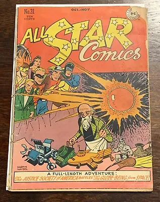 Buy 💥 ALL STAR COMICS #31 Wonder Woman Green Lantern Flash Hawkman JSA DC 1946 💥 • 216.84£