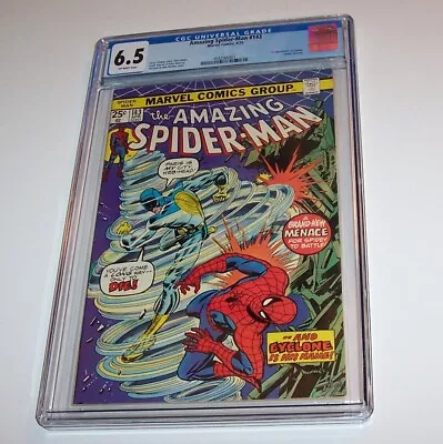 Buy Amazing Spiderman #143 - Marvel 1975 Bronze Age Issue - CGC FN+ 6.5 • 55.34£