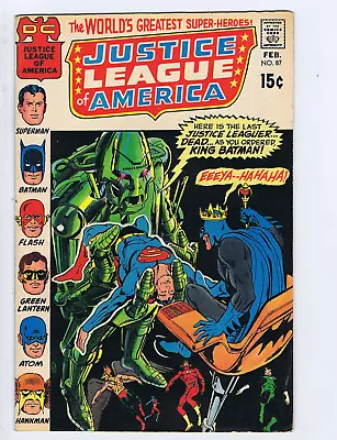 Buy Justice League Of America #87 DC 1971 • 20.27£