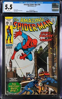 Buy Amazing Spider-Man #95 - Apr 1971 - Marvel Comics - CGC Grading 5.5 • 99.37£