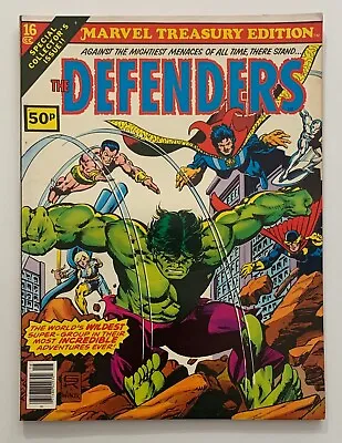 Buy Marvel Treasury Edition #16 The Defenders (Marvel 1978) FN/VF RARE • 39£