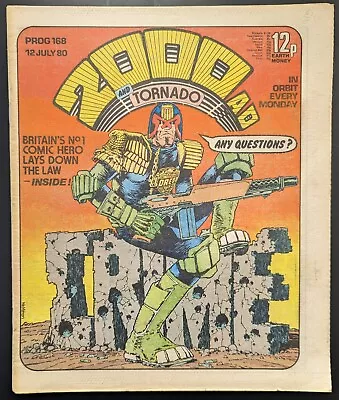Buy 2000 AD Comic - Prog #168 (12 July 1980) Judge Dredd • 2.99£